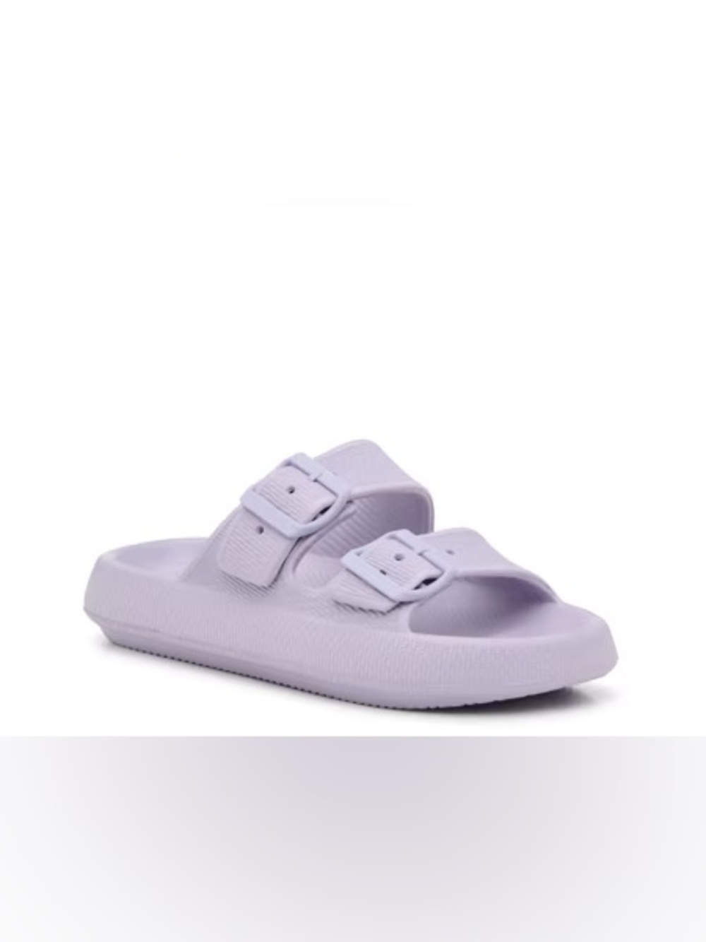 Mix No. 6 Women’s Lavender Dual-Buckle Slide Sandals Size 9